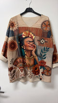 ZO1 Multicolor Frida Leopard Top