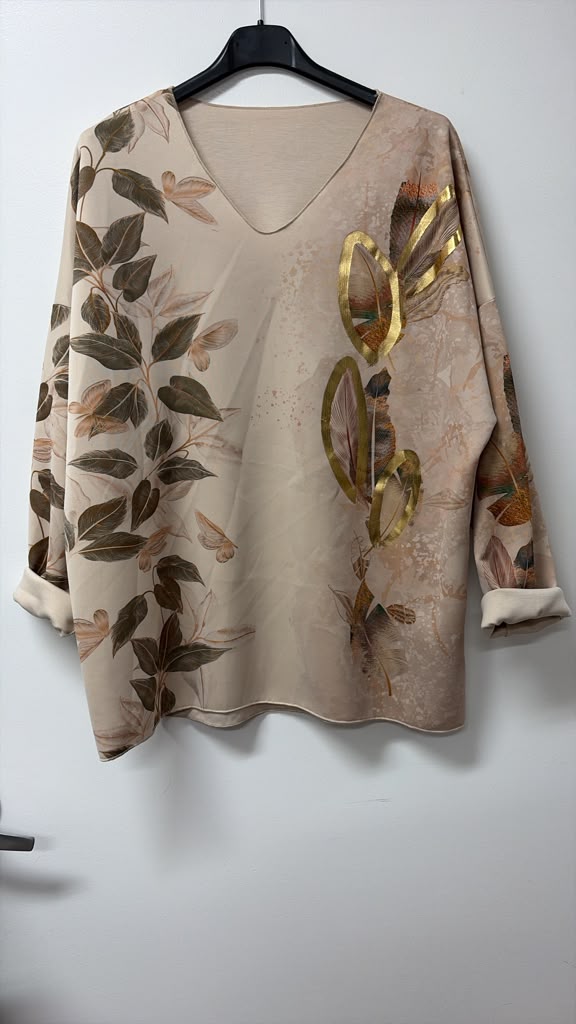 ZO2 Multicolor Venice Printed Top